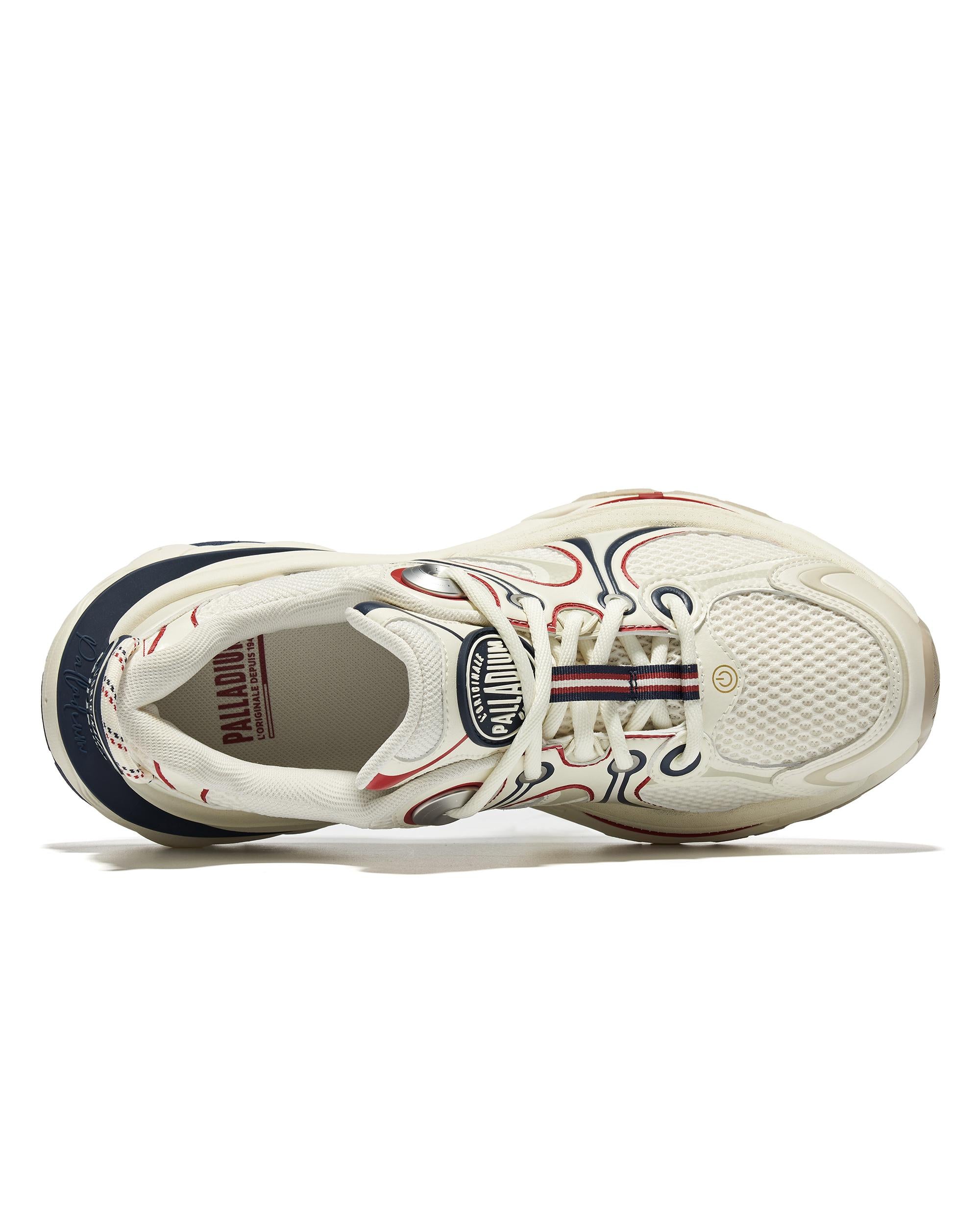 09319-113-M | MEN'S PALLALOOP SNEAKERS | BEIGE/RED/BLUE