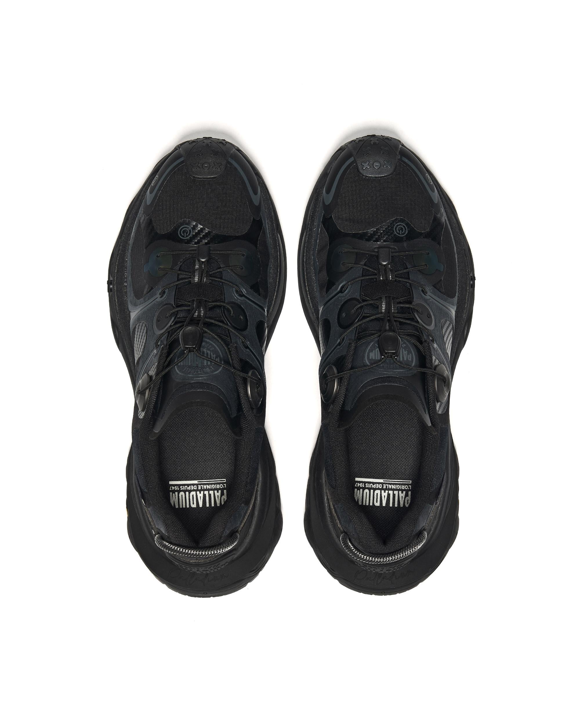 09428-001-M | MEN'S PALLALOOP WATER REPELLENT SNEAKERS | BK/BK