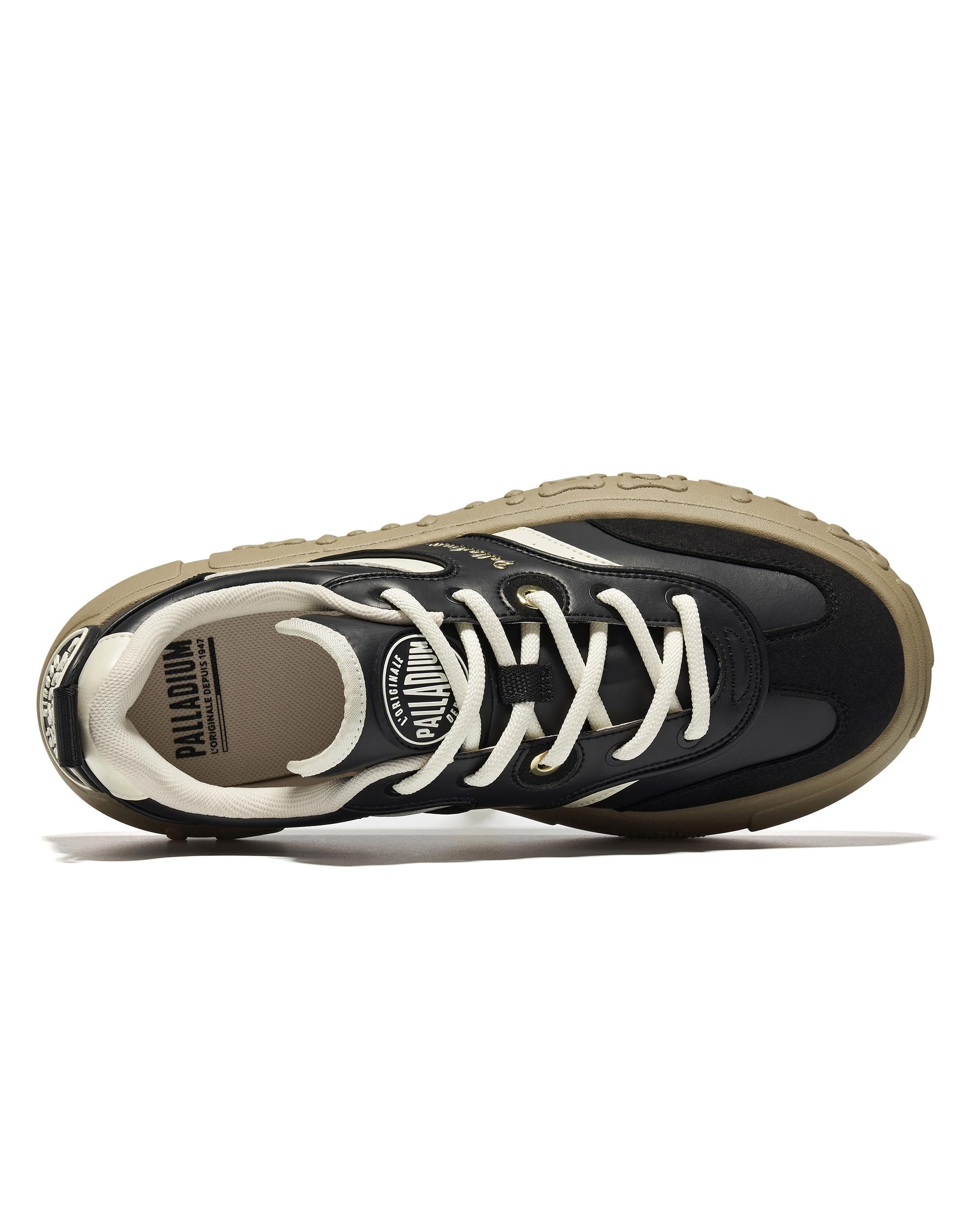09431-049-M | MEN'S PALLANOTE ST SNEAKERS | BLACK/WHITE/BROWN