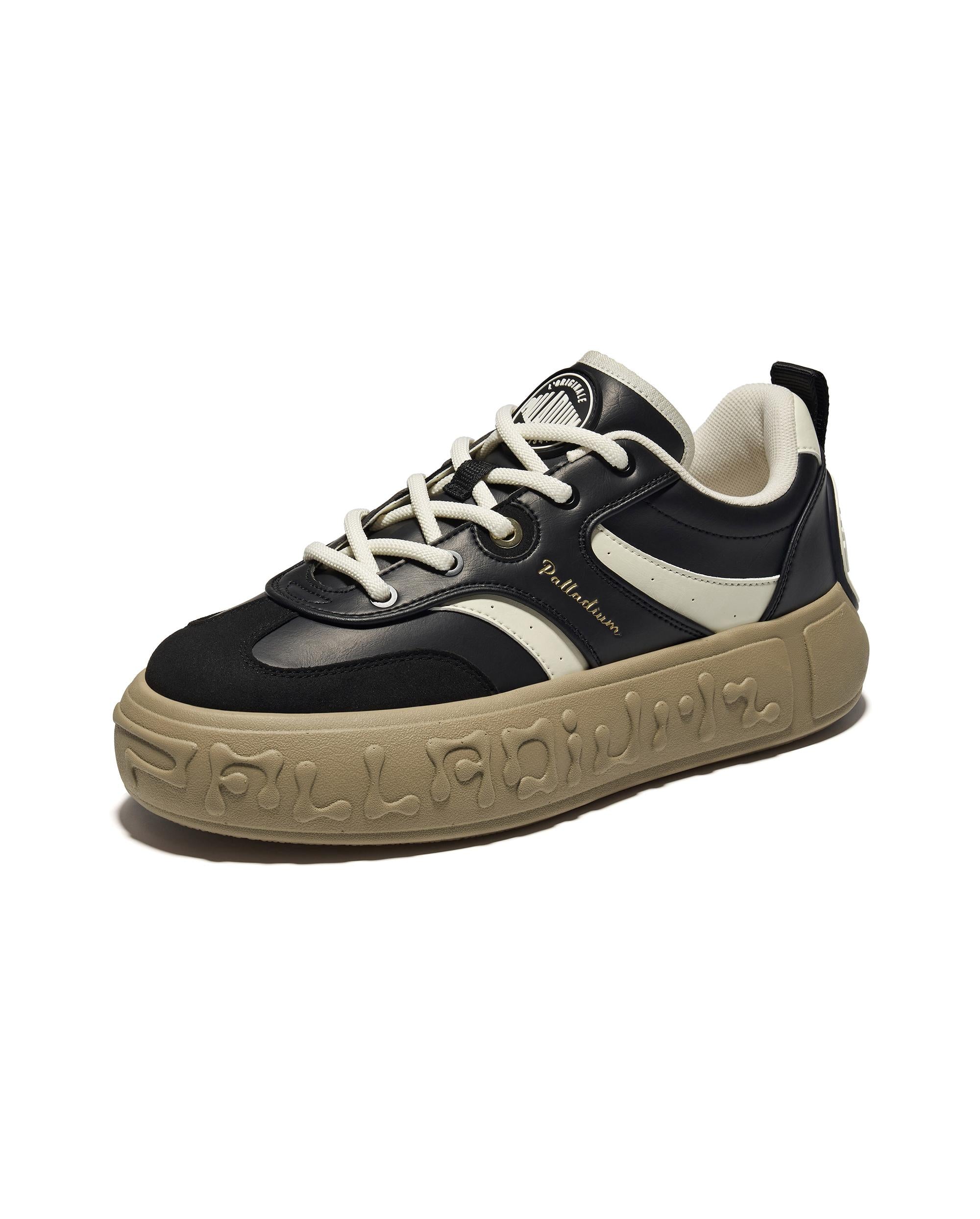 09431-049-M | MEN'S PALLANOTE ST SNEAKERS | BLACK/WHITE/BROWN