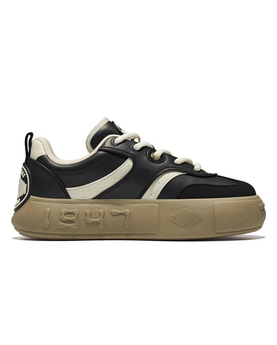 09431-049-M | MEN'S PALLANOTE ST SNEAKERS | BLACK/WHITE/BROWN