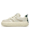 09432-199-M | MEN'S PALLANOTE ST SNEAKERS | WT/GREEN/BEIGE