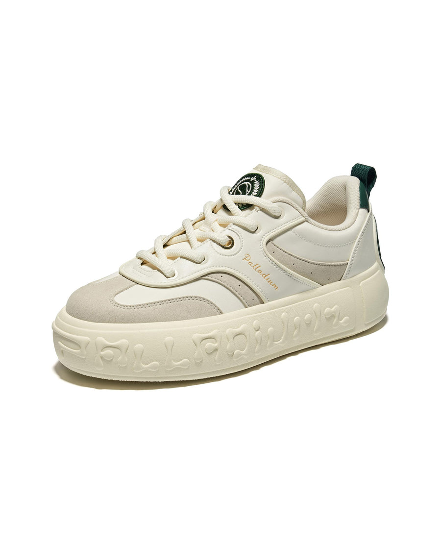 09432-199-M | MEN'S PALLANOTE ST SNEAKERS | WT/GREEN/BEIGE