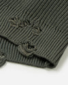1010334-045 | MEN'S IRIS LOGO RIPPED COTTON SWEATER
