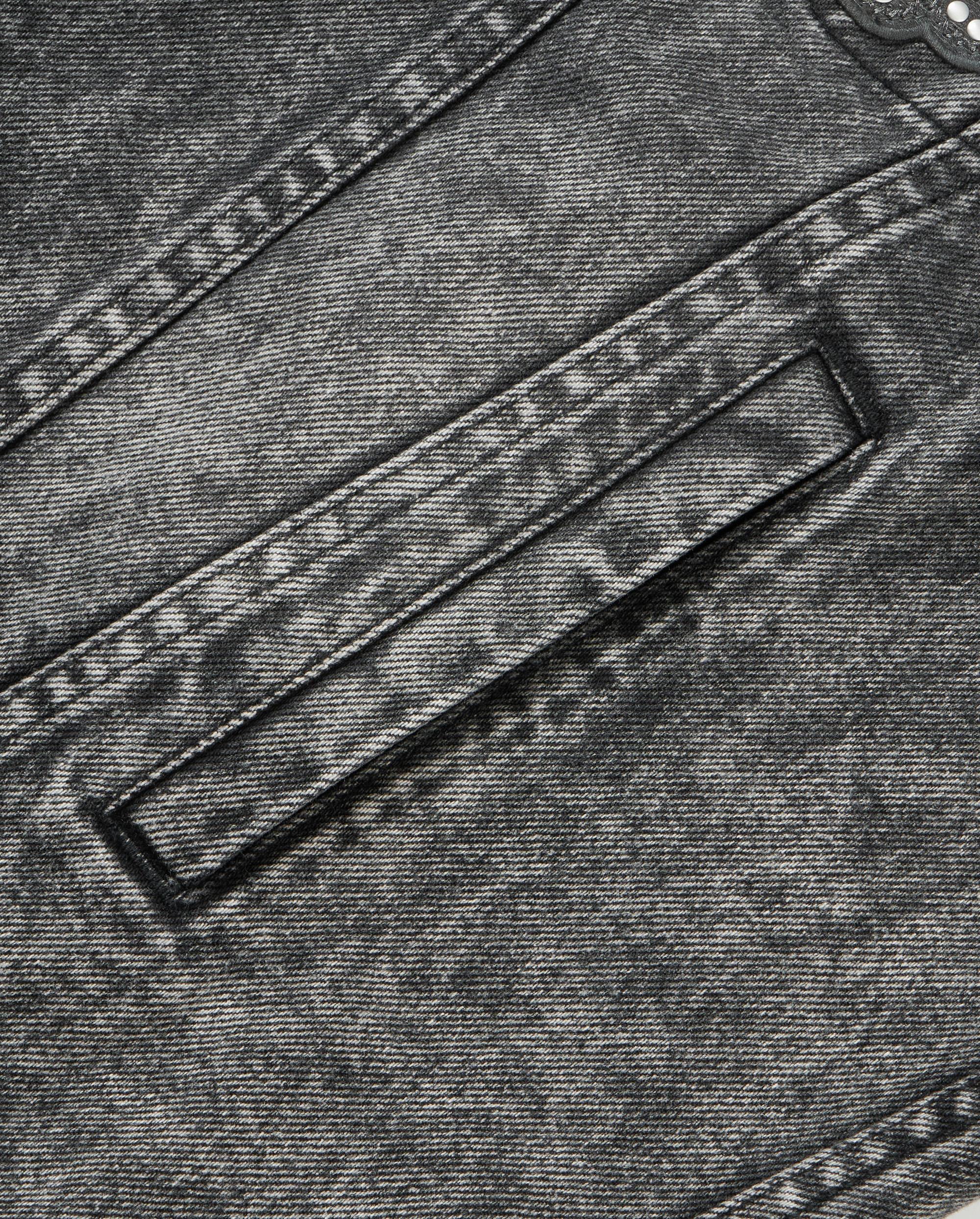 1010338-045 | MEN'S PALLADIUM LOGO DENIM JACKET | DARK SHADOW