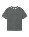 1010340-045 | MEN'S PALLADIUM LOGO LOOSE FIT COTTON T-SHIRT | DARK SHADOW