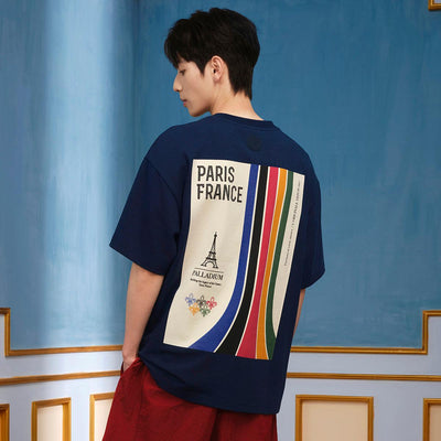 1010423-442 | PARIS OLYMPIC T-SHIRT | DRESS BLUE