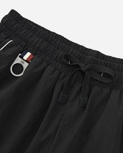 1010432-032 | MEN'S LOGO SIDE STRIPED LOOSE FIT CHECKED PANTS | TAP SHOE