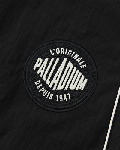 1010432-032 | MEN'S LOGO SIDE STRIPED LOOSE FIT CHECKED PANTS | TAP SHOE