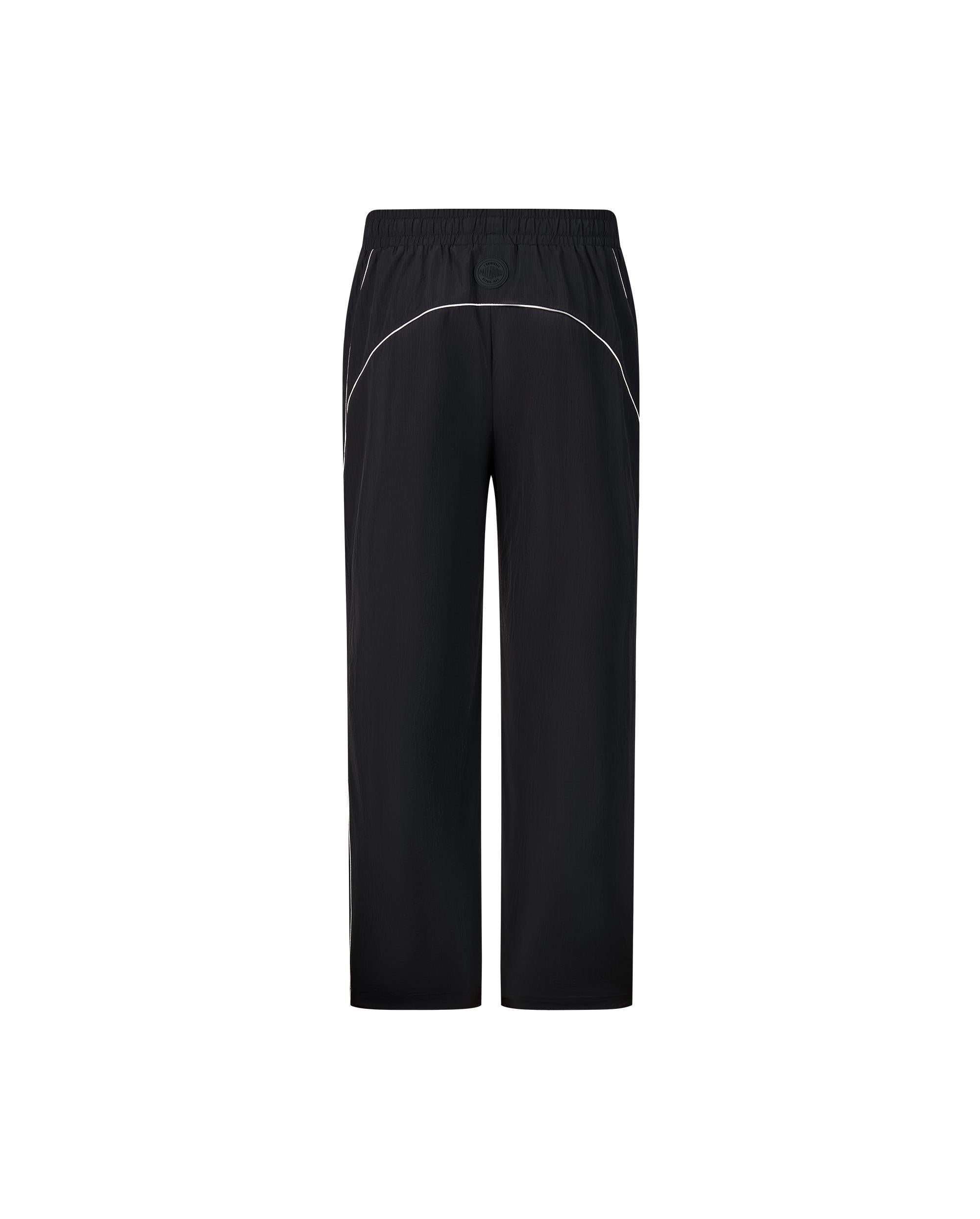 1010432-032 | MEN'S LOGO SIDE STRIPED LOOSE FIT CHECKED PANTS | TAP SHOE