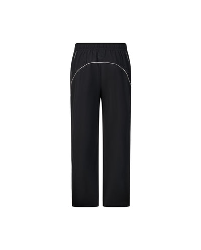 1010432-032 | MEN'S LOGO SIDE STRIPED LOOSE FIT CHECKED PANTS | TAP SHOE