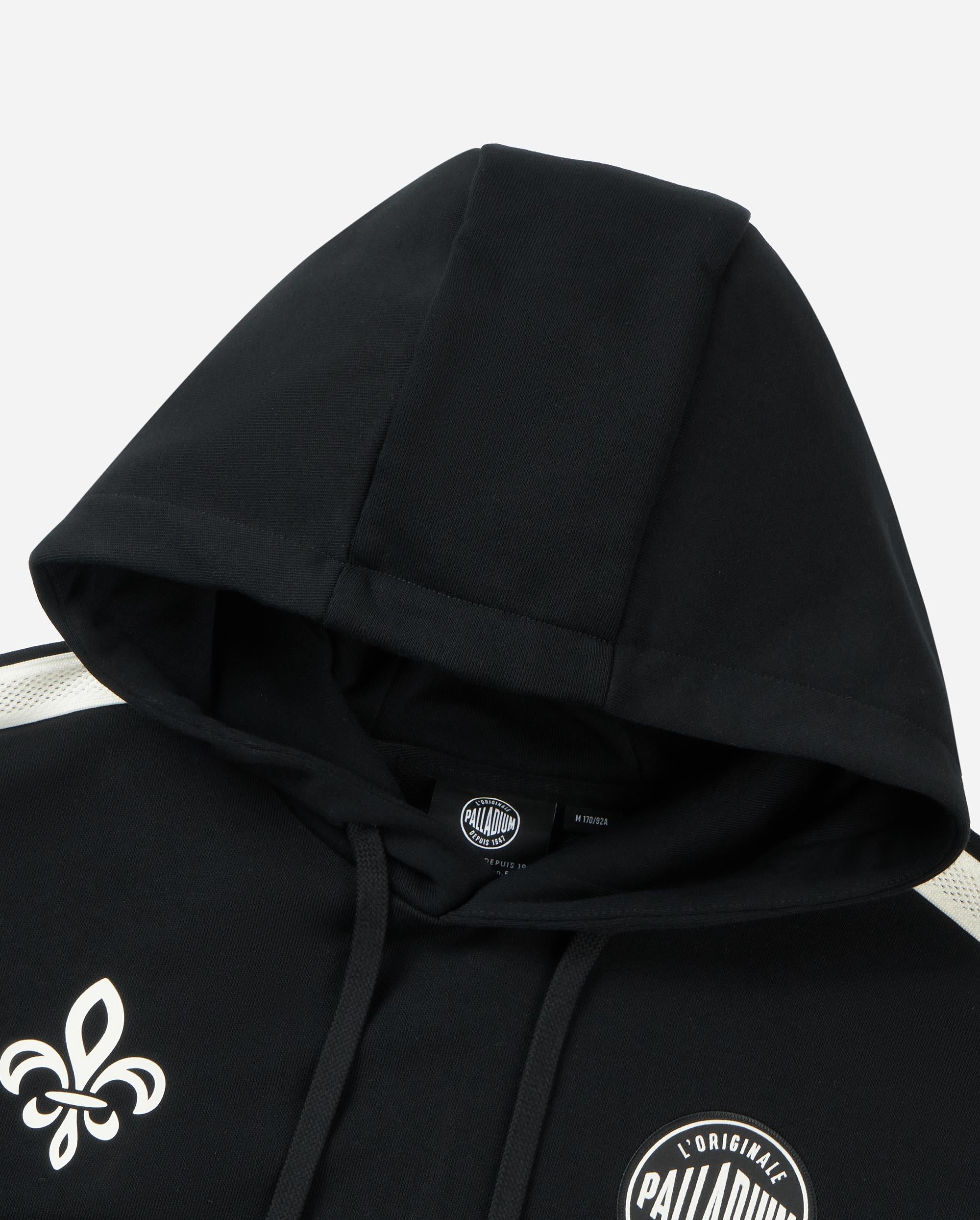 1010449-032 | MEN'S VINTAGE SIDE TAPED LOOSE FIT COTTON HOODIE | TAP SHOE