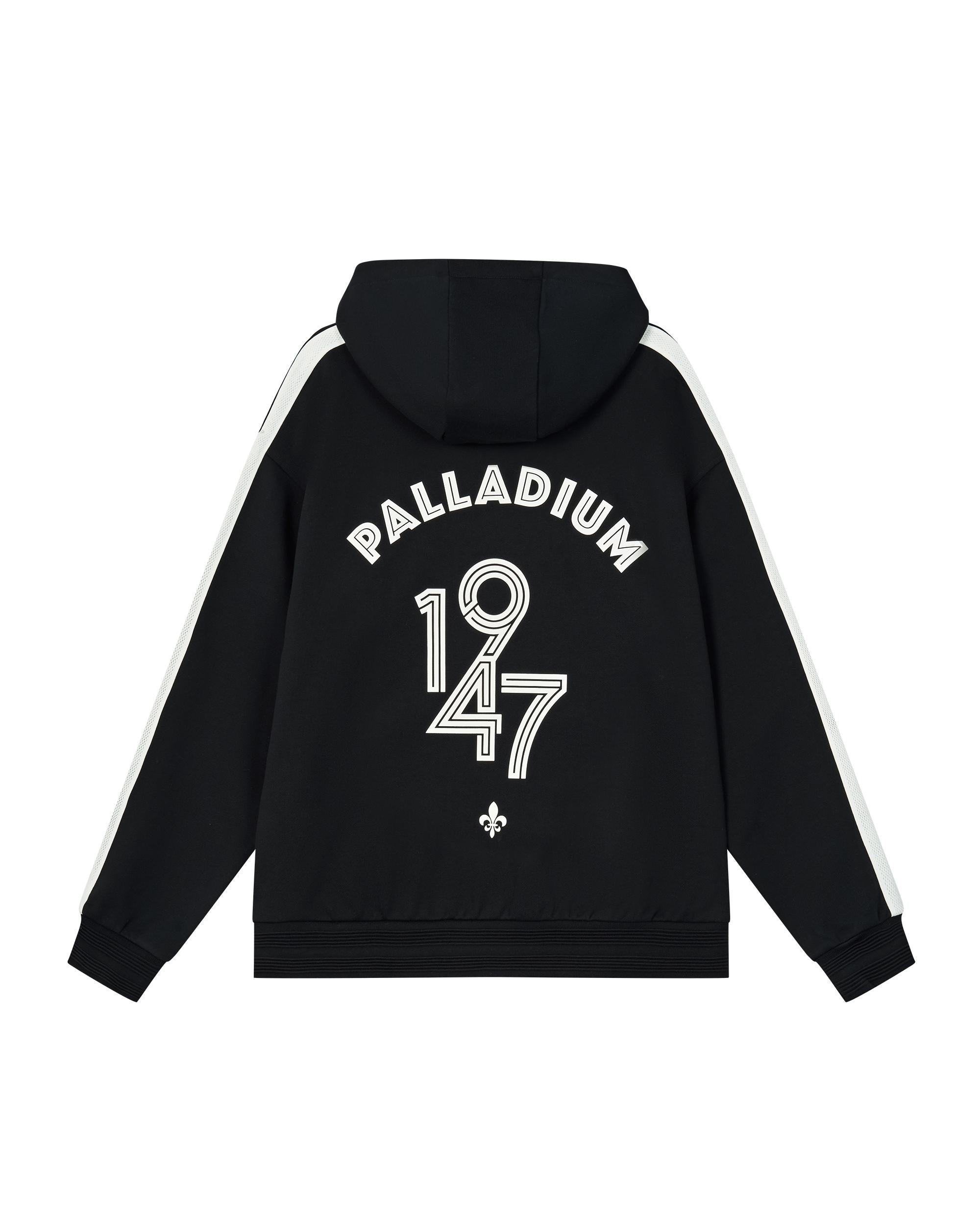 1010449-032 | MEN'S VINTAGE SIDE TAPED LOOSE FIT COTTON HOODIE | TAP SHOE