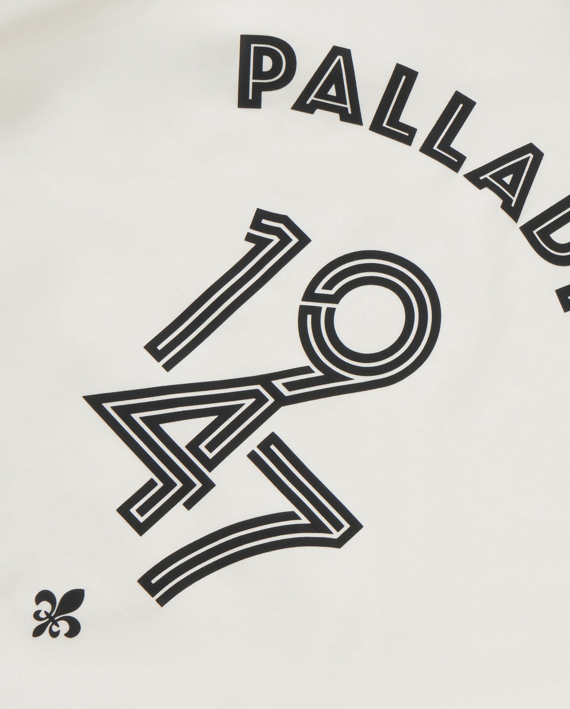 1010449-262 | MEN'S VINTAGE SIDE TAPED LOOSE FIT COTTON HOODIE | MARSHMALLOW