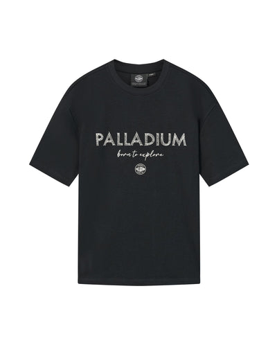 1010464-032 | MEN'S LOGO LOOSE FIT MAPLE LEAF PRINTED T-SHIRT | TAP SHOE