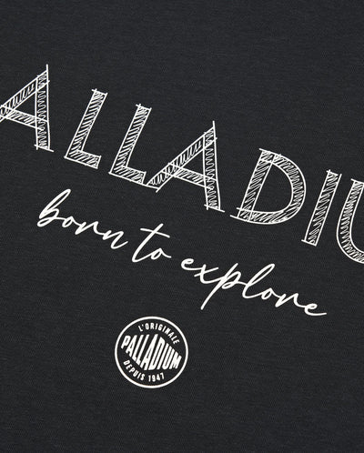 1010464-032 | MEN'S LOGO LOOSE FIT MAPLE LEAF PRINTED T-SHIRT | TAP SHOE