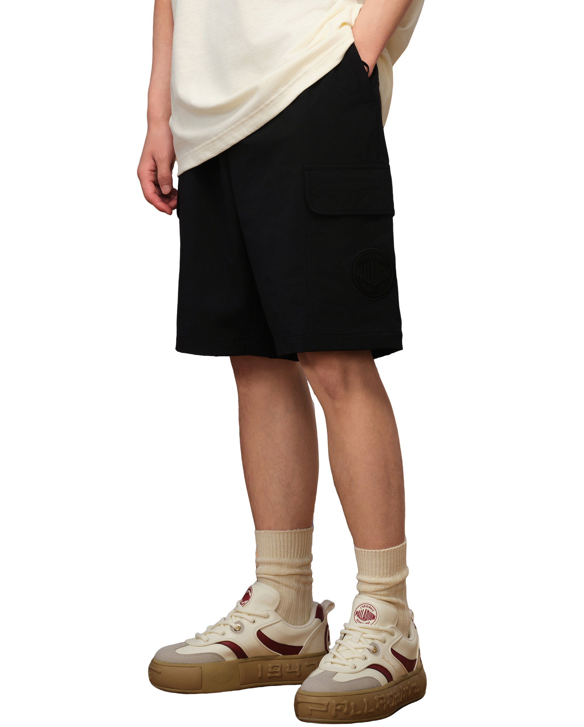 1010465-032 | MEN'S CARGO BELTED SHORT PANTS | TAP SHOE
