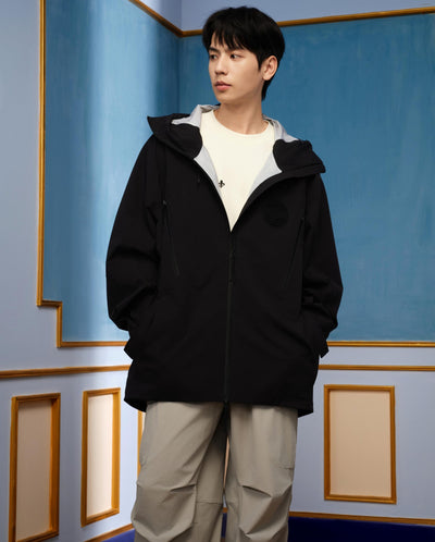 1010476-032 | MEN'S PALLADIUM LOGO LONG CUT HOODED JACKET | TAP SHOE