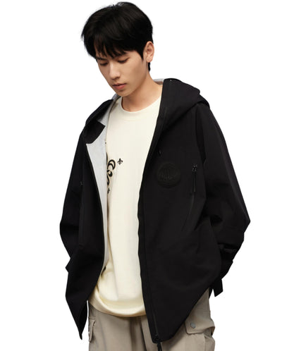 1010476-032 | MEN'S PALLADIUM LOGO LONG CUT HOODED JACKET | TAP SHOE