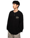 1010483-032 | MEN'S PALLADIUM LOGO LONG SLEEVES COTTON T-SHIRT | TAP SHOE