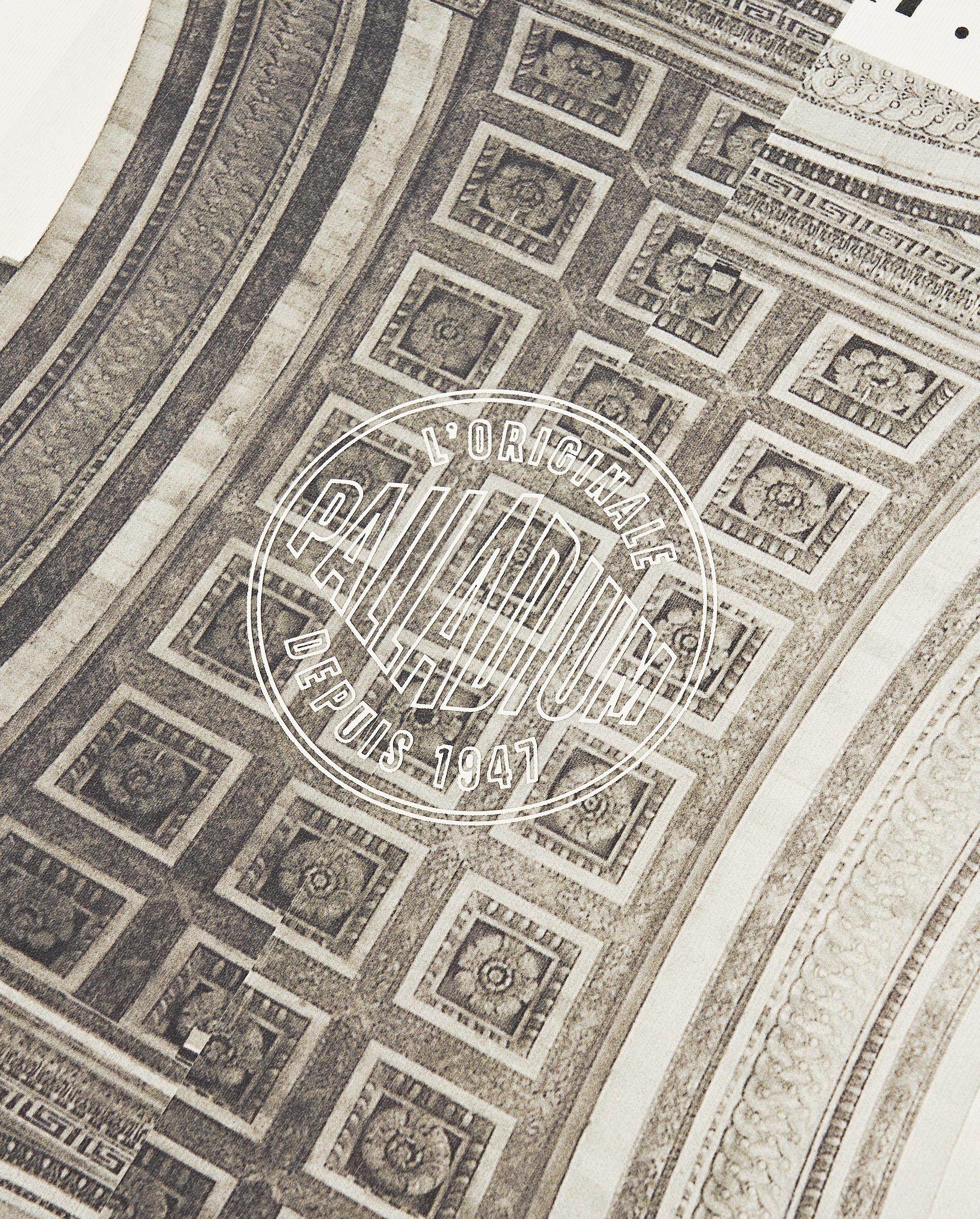 1010492-262 | MEN'S PALLADIUM PRINTED LOOSE FIT COTTON T-SHIRT | MARSHMALLOW