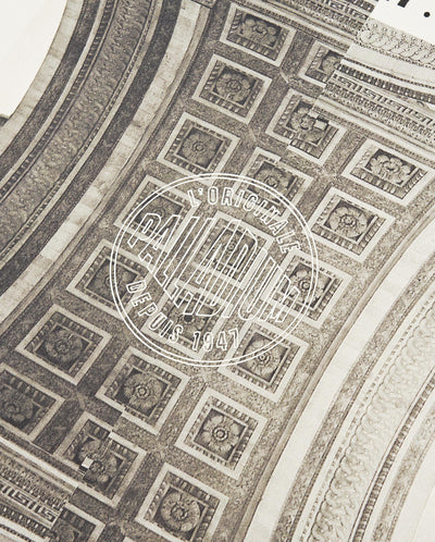 1010492-262 | MEN'S PALLADIUM PRINTED LOOSE FIT COTTON T-SHIRT | MARSHMALLOW