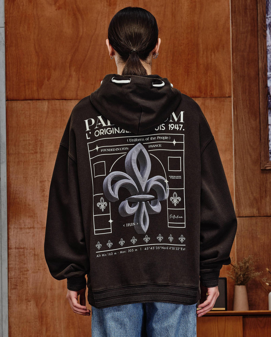 1010502-032 | MEN'S PALLADIUM LOGO LOOSE FIT HOODIE | TAP SHOE