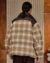 1010505-953 | MEN'S PALLADIUM LOGO CHECKED DOWN JACKET | ORE PLAID STRIPES