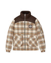 1010505-953 | MEN'S PALLADIUM LOGO CHECKED DOWN JACKET | ORE PLAID STRIPES