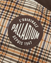 1010505-953 | MEN'S PALLADIUM LOGO CHECKED DOWN JACKET | ORE PLAID STRIPES