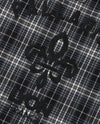 1010508-954 | MEN'S PALLADIUM LOGO CHECKED JACKET | BLK  PLAID STRIPES