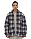 1010539-179 | MEN'S PALLADIUM LOGO CHECKED JACKET | WHITE/BLACK/GRAY