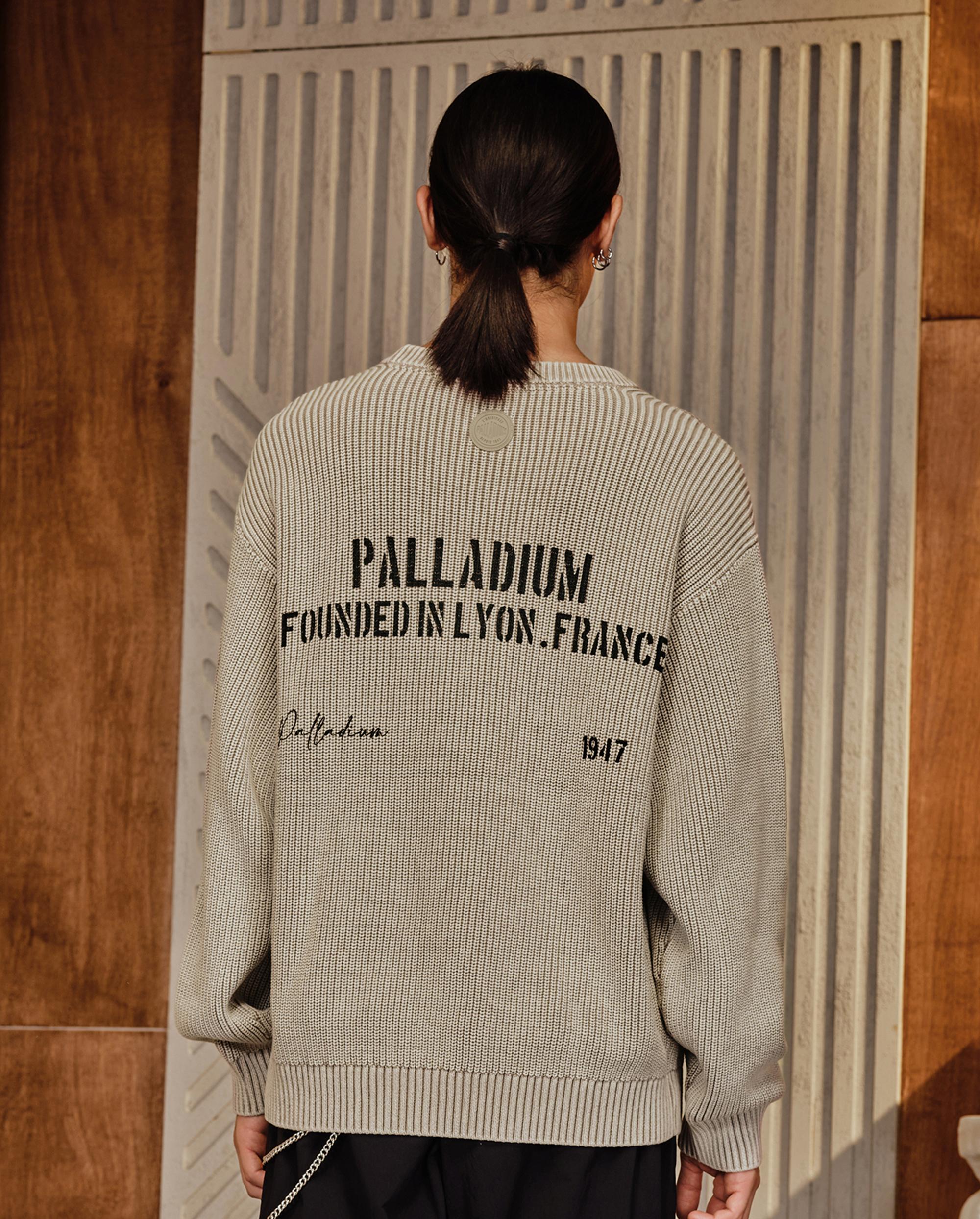 1010563-031 | MEN'S LOOSE FIT DROPPED SHOULDERS COTTON SWEATER | FLINT GRAY