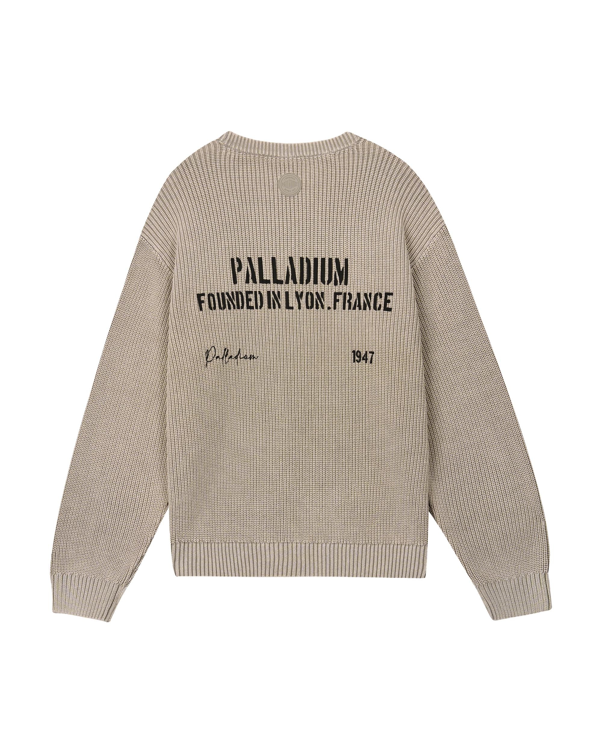 1010563-031 | MEN'S LOOSE FIT DROPPED SHOULDERS COTTON SWEATER | FLINT GRAY