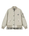 1010571-031 | MEN'S PALLADIUM LOGO LAYERED BOMBER JACKET | FLINT GRAY