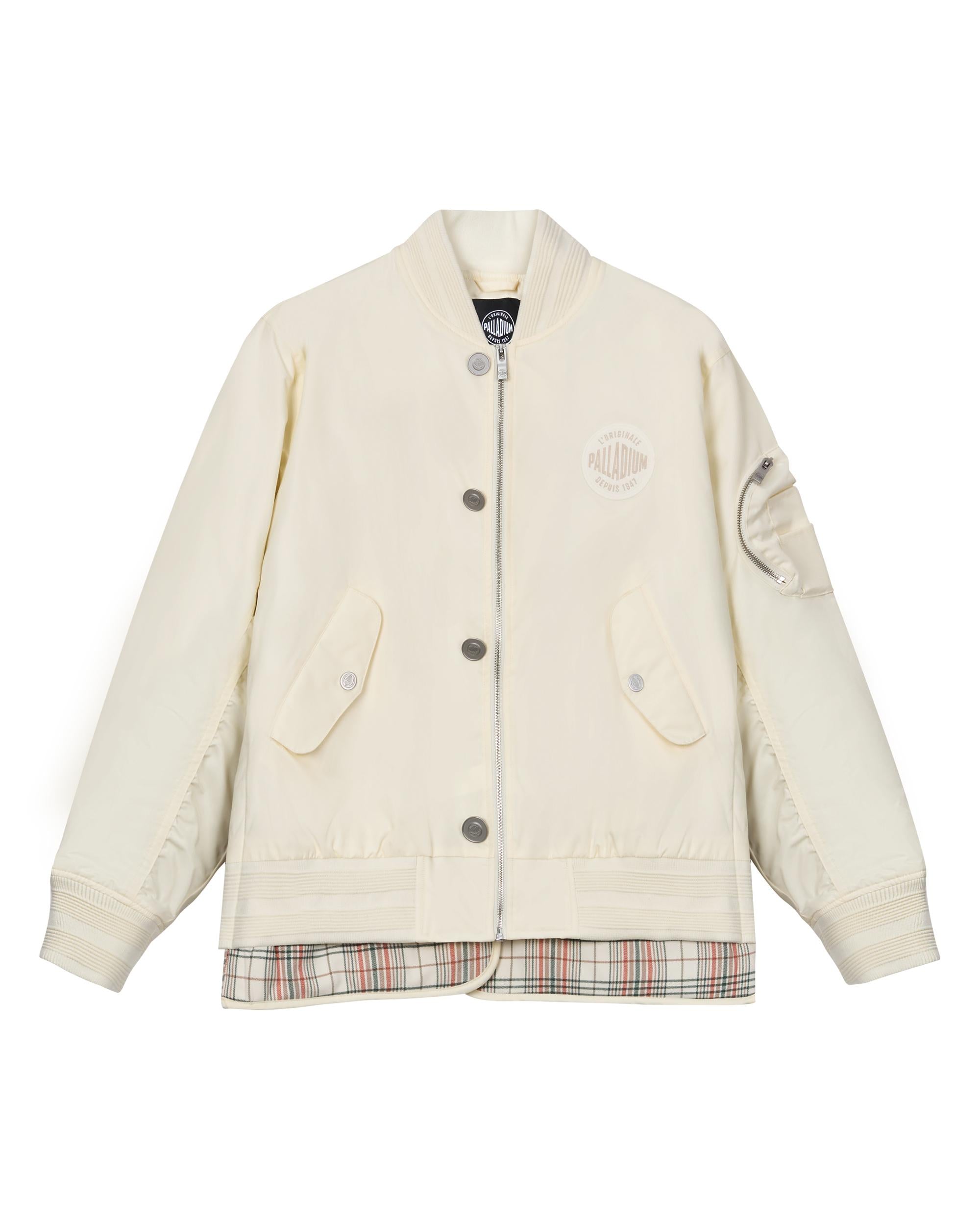 1010571-232 | MEN'S PALLADIUM LOGO LAYERED BOMBER JACKET | VANILLA ICE