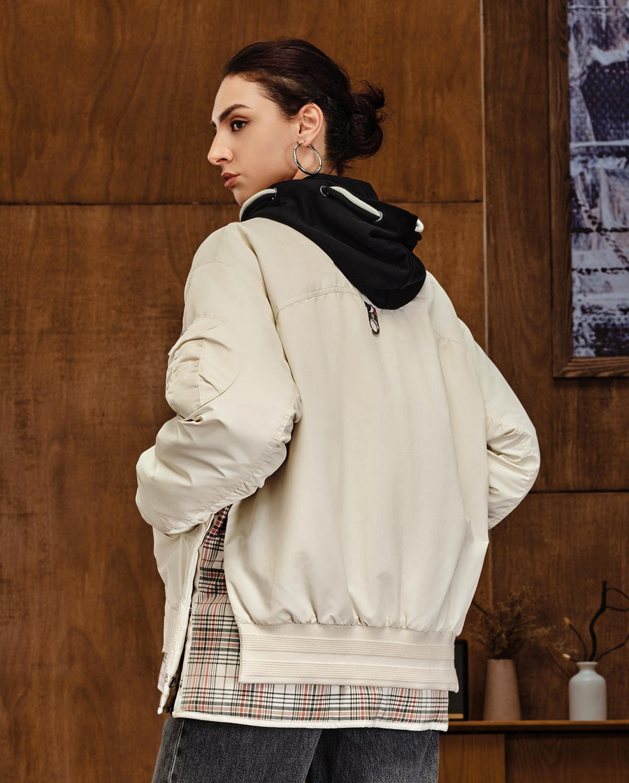 1010571-232 | MEN'S PALLADIUM LOGO LAYERED BOMBER JACKET