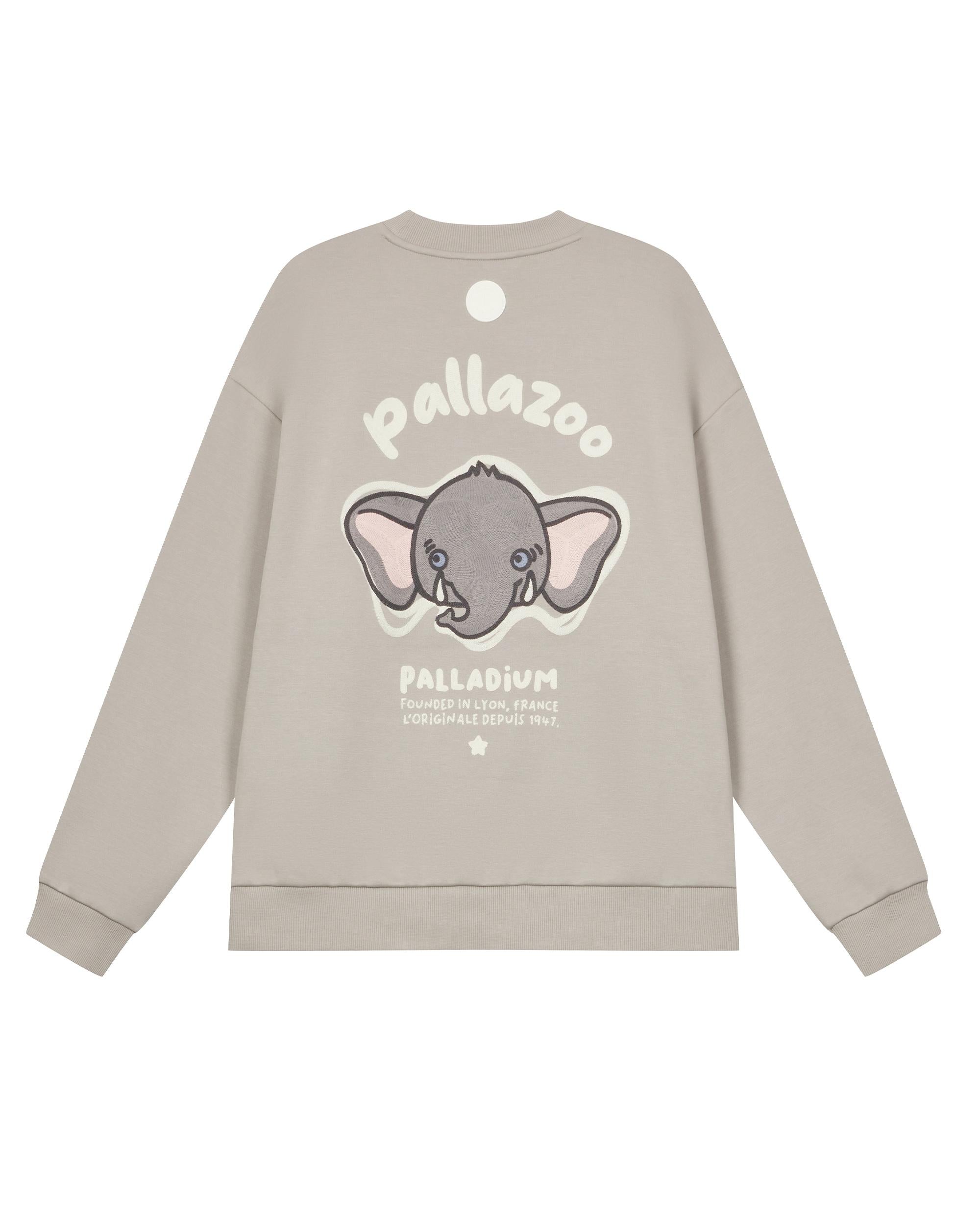 1010572-031 | MEN'S PALLADIUM LOGO THEME PRINTED SWEATSHIRT | FLINT GRAY