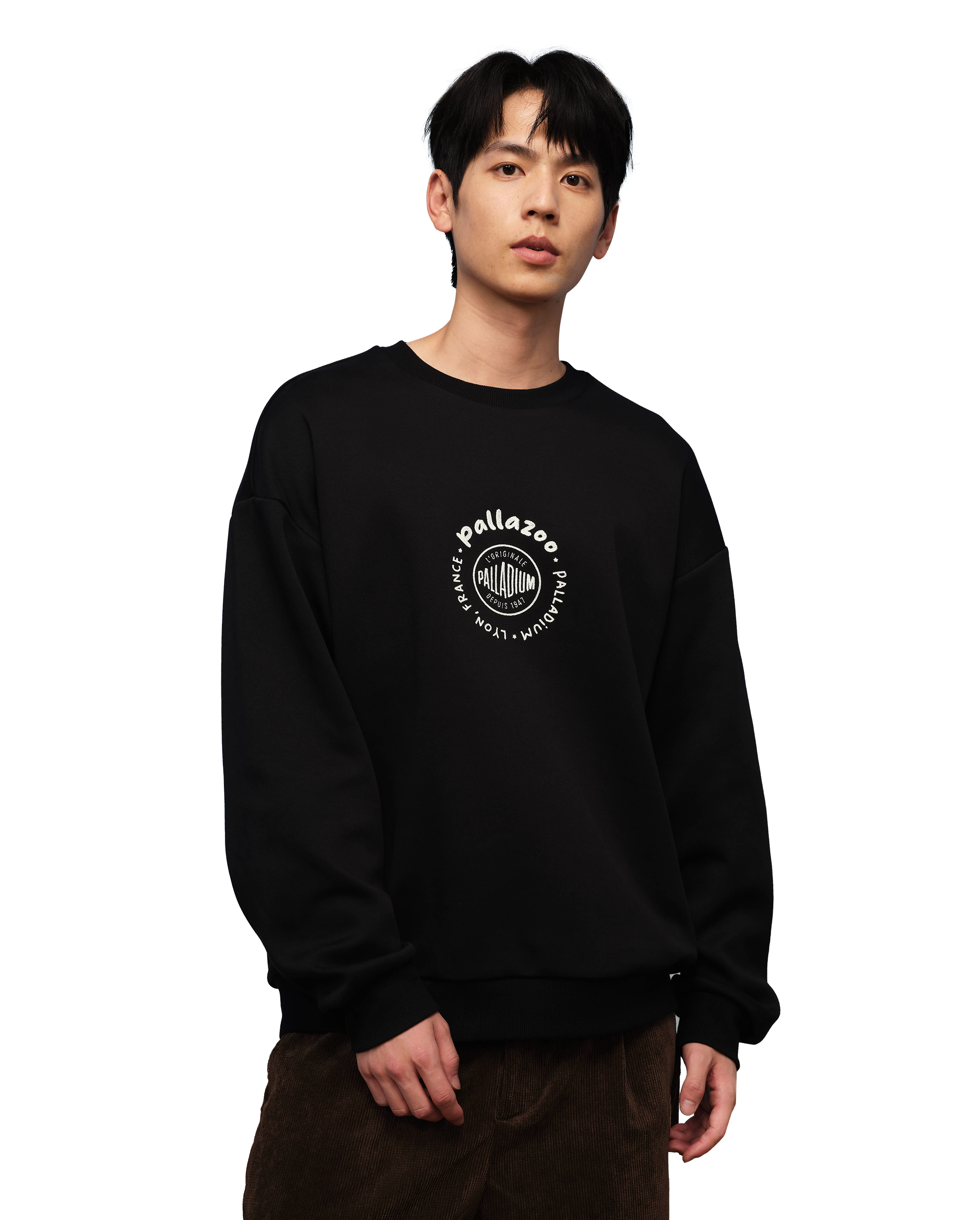 1010572-032 | MEN'S PALLADIUM LOGO THEME PRINTED SWEATSHIRT | TAP SHOE