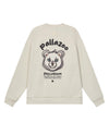 1010572-262 | MEN'S PALLADIUM LOGO THEME PRINTED SWEATSHIRT | MARSHMALLOW