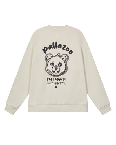 1010572-262 | MEN'S PALLADIUM LOGO THEME PRINTED SWEATSHIRT | MARSHMALLOW