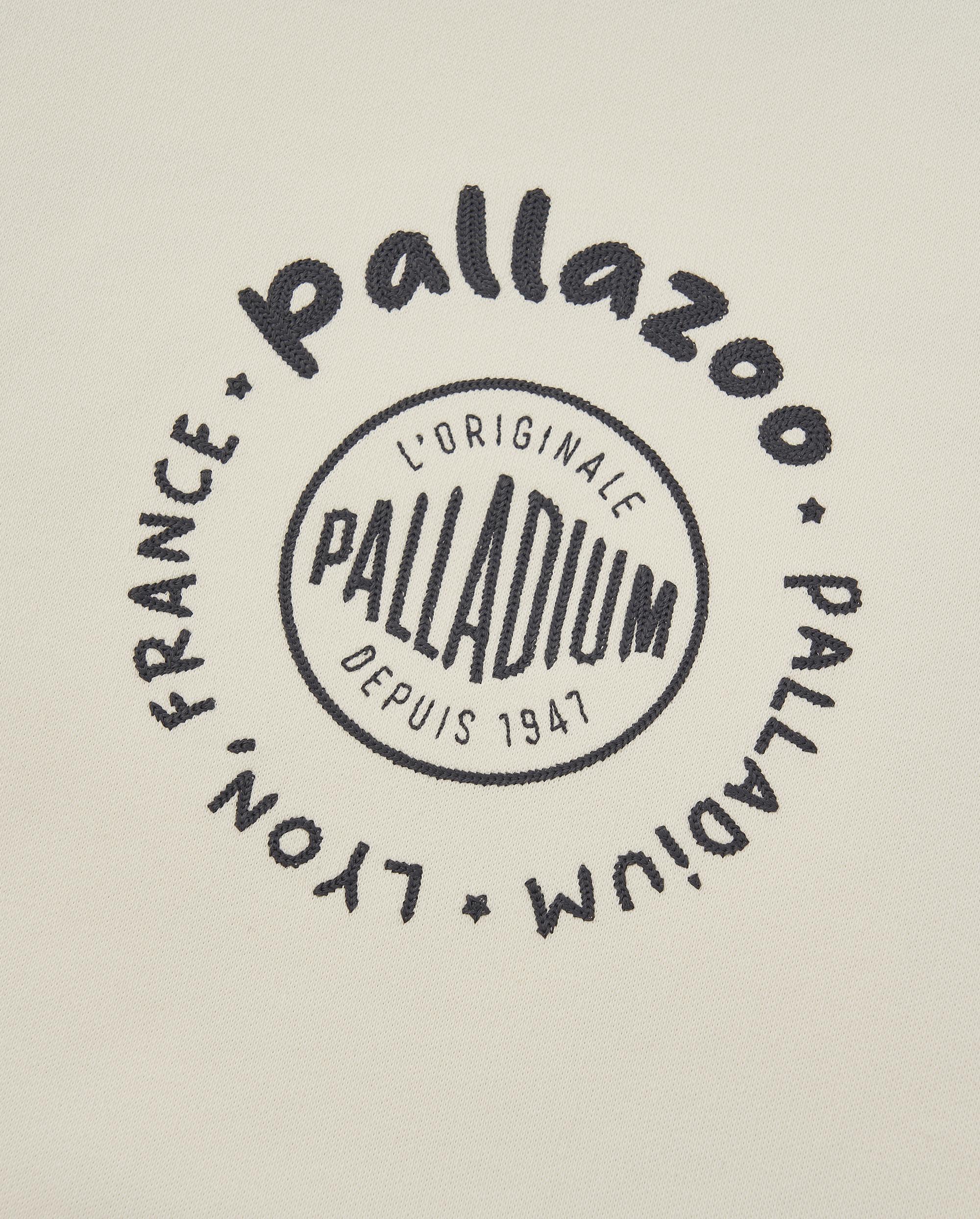 1010572-262 | MEN'S PALLADIUM LOGO THEME PRINTED SWEATSHIRT | MARSHMALLOW