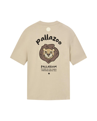 1010573-243 | MEN'S PALLADIUM LOGO LOOSE FIT COTTON T-SHIRT | BROWN RICE