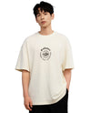 1010573-262 | MEN'S PALLADIUM LOGO LOOSE FIT COTTON T-SHIRT | MARSHMALLOW