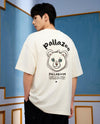 1010573-262 | MEN'S PALLADIUM LOGO LOOSE FIT COTTON T-SHIRT | MARSHMALLOW