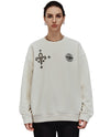 1010599-232 | MEN'S PALLADIUM LOGO LOOSE FIT COTTON SWEATSHIRT | VANILLA ICE