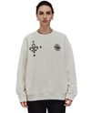 1010599-232 | MEN'S PALLADIUM LOGO LOOSE FIT COTTON SWEATSHIRT | VANILLA ICE