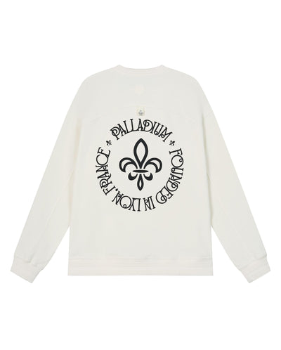 1010599-232 | MEN'S PALLADIUM LOGO LOOSE FIT COTTON SWEATSHIRT | VANILLA ICE