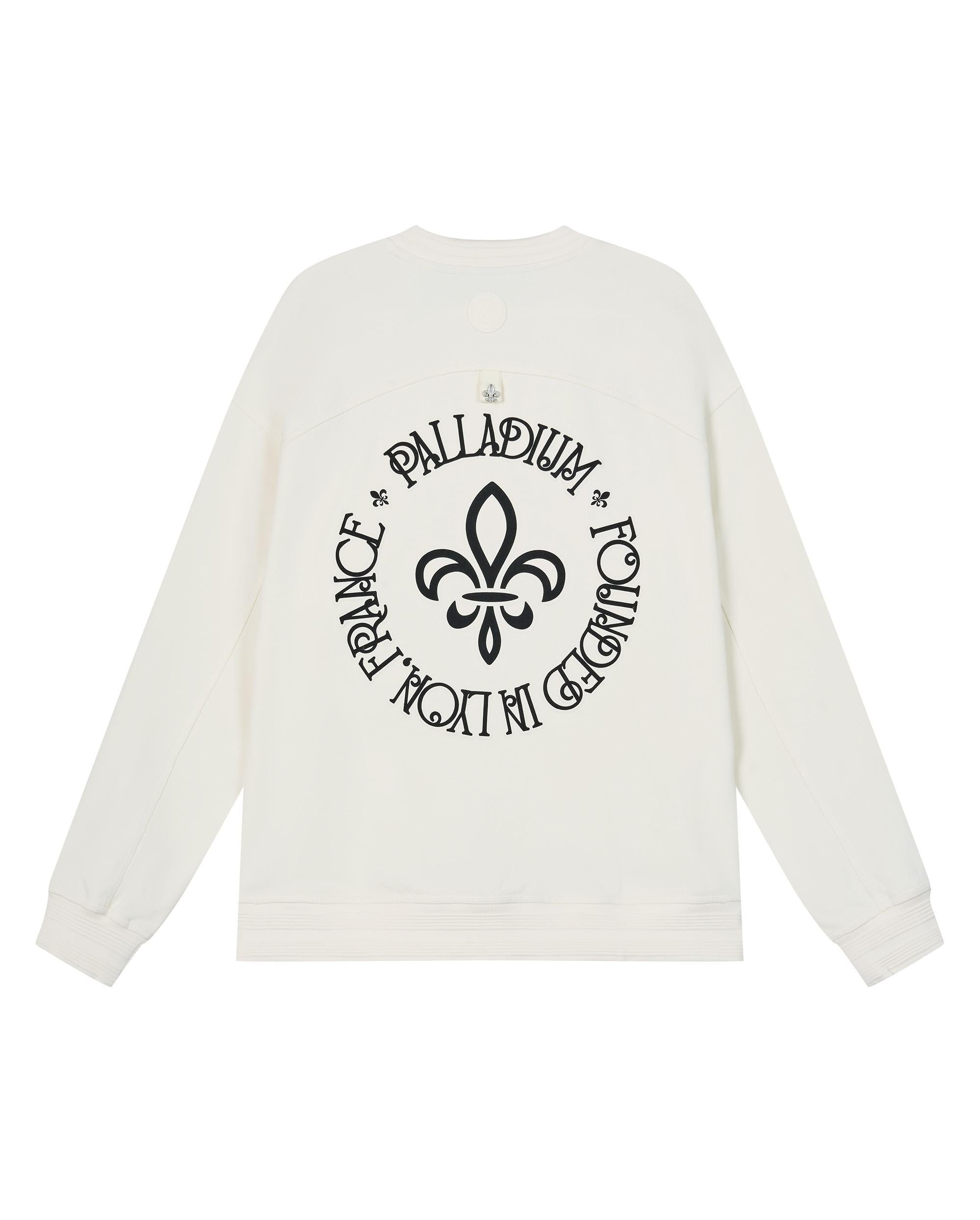 1010599-232 | MEN'S PALLADIUM LOGO LOOSE FIT COTTON SWEATSHIRT | VANILLA ICE