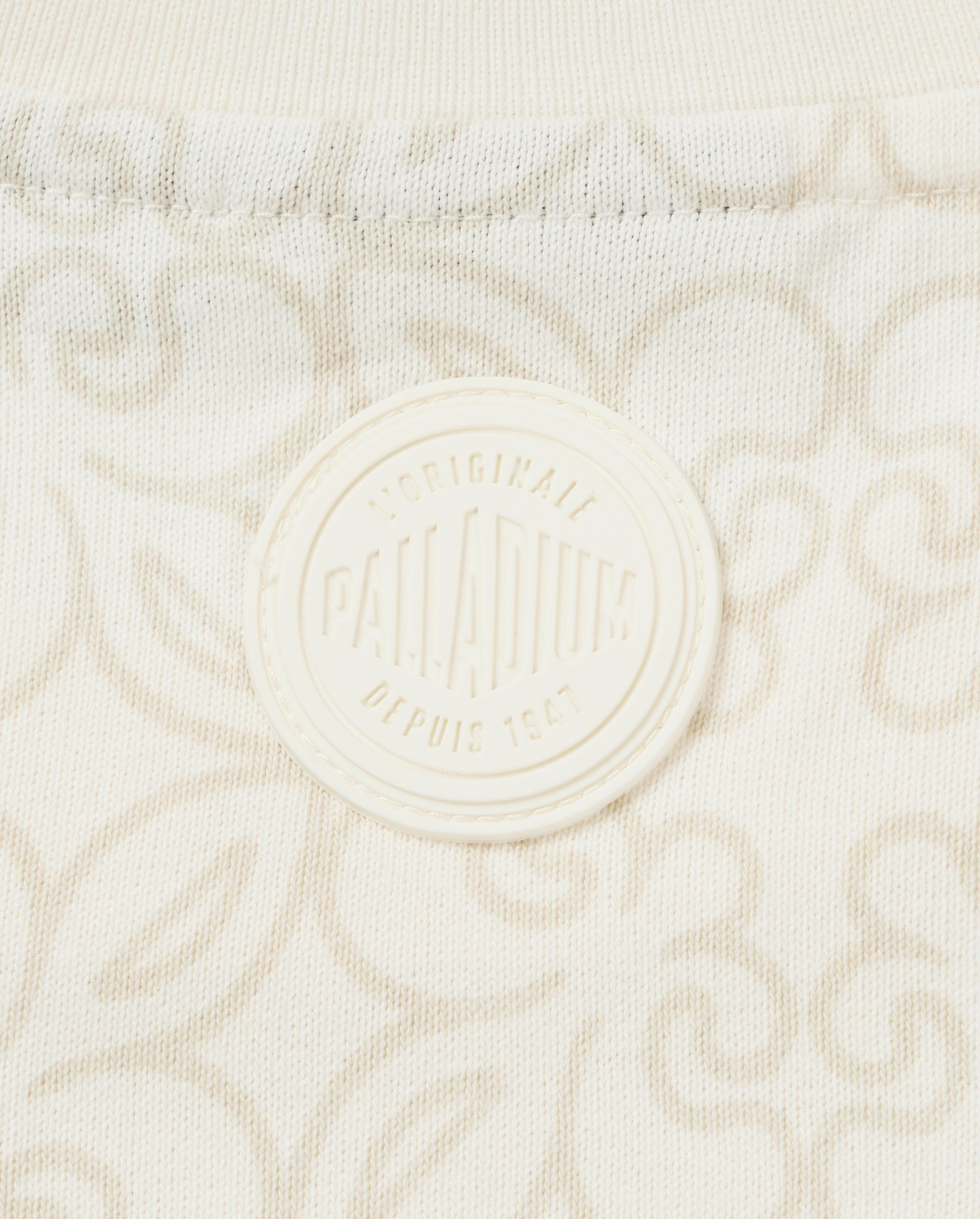 1010604-177 | MEN'S ALL-OVER PRINTED IRIS LOGO COTTON T-SHIRT | WHITE  IRIS